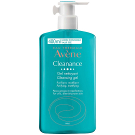 Avene Cleanance Cleansing Gel - Yağlı ve Akneye Eğilimli Ciltler İçin Temizleme Jeli 400ml - Avene