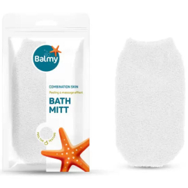 Balmy Polyester Banyo Eldiveni - Beyaz - Balmy