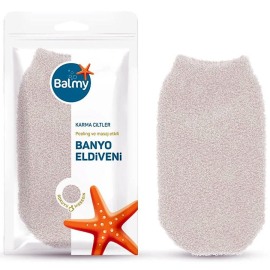 Balmy Polyester Banyo Eldiveni - Mor - Balmy