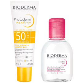 Bioderma Photoderm Aquafluid SPF50+ 40ml & Sensibio H2O Misel Su 100ml - Bioderma