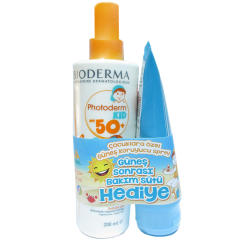 Bioderma Photoderm Kid SPF 50+ Güneş Koruyucu Sprey 200ml & After Sun 100ml Hediye - Bioderma