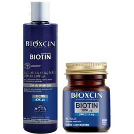 Bioxcin Biotin 5000 Mcg 60 Tablet & Biotin Şampuan 300ml - Bioxcin