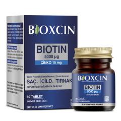 Bioxcin Biotin Takviye Edici Gıda 5000mcg / 60 Tablet - Bioxcin