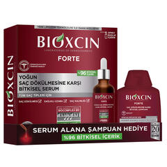 Bioxcin Forte Saç Dökülmesine Karşı Serum 3x30ml & Forte Şampuan 300ml Hediye - Bioxcin