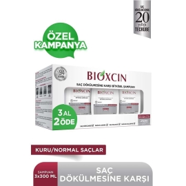 Bioxcin Genesis Saç Dökülmesine Karşı Bitkisel Şampuan - Kuru Normal Saçlar 3 Al 2 Öde - Bioxcin