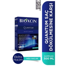 Bioxcin Quantum Bio-Activ Saç Dökülmesine Karşı Şampuan - Yağlı Saçlar 300ml - Bioxcin