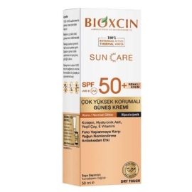 Bioxcin Sun Care SPF 50+ Çok Yüksek Korumalı Renkli Güneş Kremi 50ml - Bioxcin