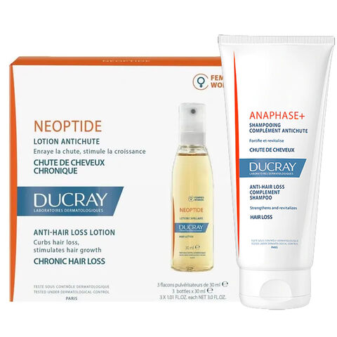 Ducray Neoptide Women Sac Losyonu 3x30ml Anaphase Sac Sampuan 100ml