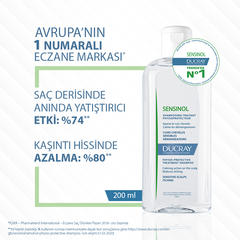 Ducray Sensinol Shampoo - Saç Derisi için Bakım Şampuanı 200ml - Ducray