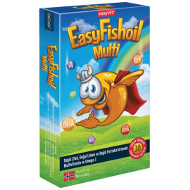 EasyFishoil Multi + Omega 3 Takviye Edici Gıda 30 Adet - EasyFishoil