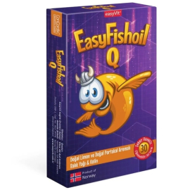 Easyfishoil Q Kids Çocuklar için Takviye Edici Gıda 30 Tablet - EasyFishoil