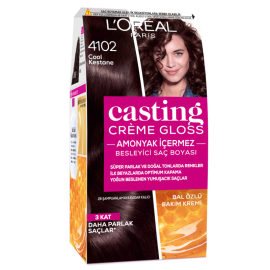 Loreal Paris Casting Creme Gloss - Besleyici Saç Boyası No: 4102 Cool Kestane - Loreal Paris