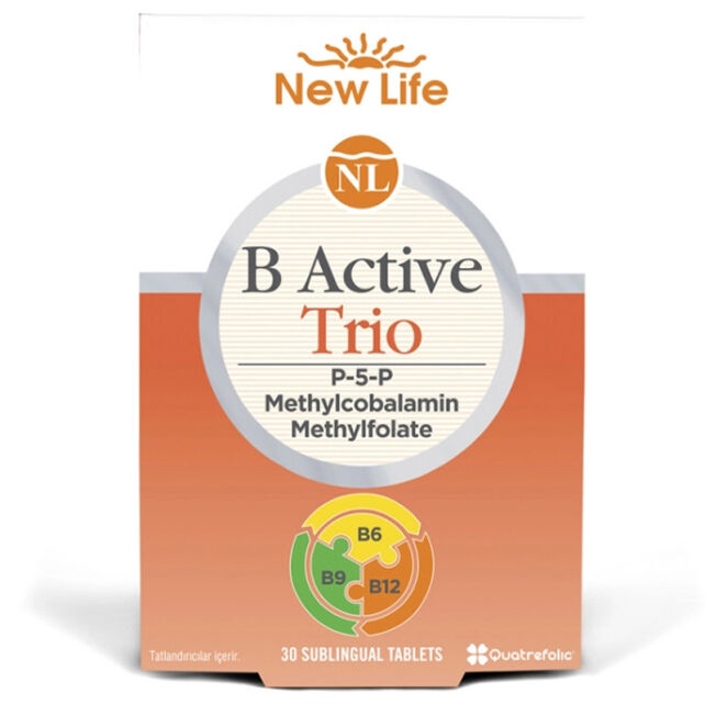 New Life B Active Trio - Takviye Edici Gıda 30 Kapsül