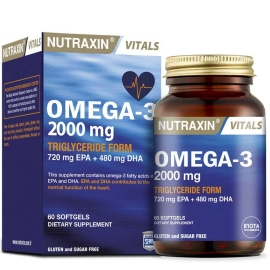 Nutraxin Omega 3 2000mg Takviye Edici Gıda - Nutraxin