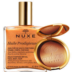 Nuxe Huile Prodigieuse Or Dry Oil 100ml & Bronz Pudra 25gr - Nuxe