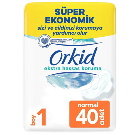 Orkid Esktra Hassas Koruma - Normal Ped 40 Adet - Orkid