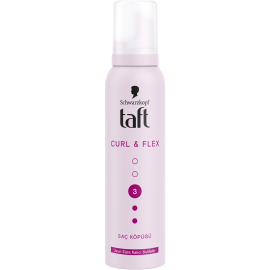 Taft Curl Flex Saç Köpüğü 150ml - Taft