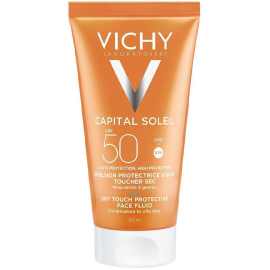 Vichy Capital Soleil SPF 50+ Mattifying Face Fluid - Yağlı Cilt Güneş Koruyucu 50ml - Vichy